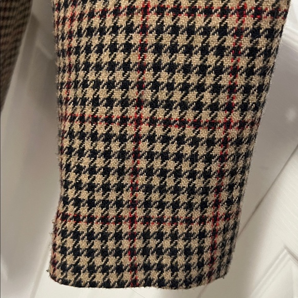 Vintage Norton McNaughton Houndstooth Women's Blazer with Velvet Collar Size 12 - Picture 7 of 16